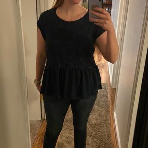 Forrest green blouse